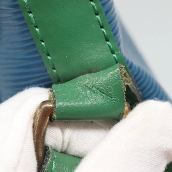 LOUIS VUITTON Epi Noe Shoulder Bag Bicolor Green Blue M44044 LV Auth BD1771 - Picture 3 of 16